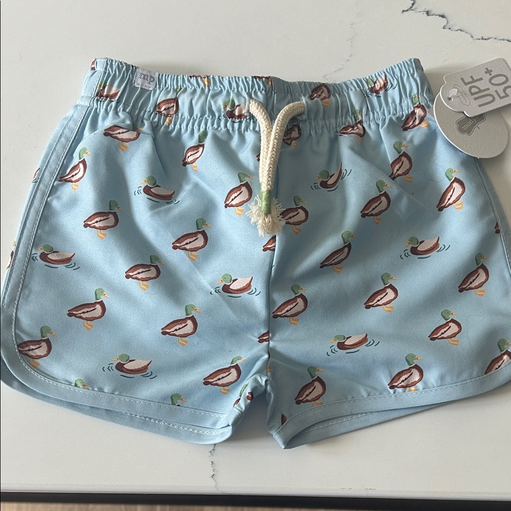 Duck Print Swim Shorts